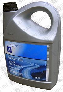 GM Motor Oil Super Synthetic 5w-30 5 . 