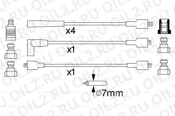 жгут проводов зажигания (Bosch 0986356834). Фотогаллерея. жгут проводов зажигания (Bosch 0986356834). Фотогаллерея.
