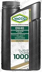 ������ YACCO VX 1000 LL 0W-40 1 .
