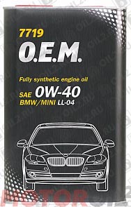 ������ MANNOL 7719 O.E.M. for BMW Mini  0W-40 1 .