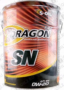 S-OIL Dragon SN 0W-20 20 . 