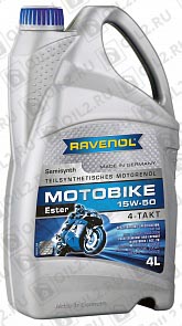 RAVENOL Motobike 4-T Ester 15W-50 4 . 