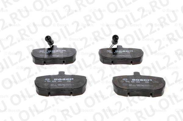 набор тормозных колодок; фронт (Bosch 0986424044). Фотогаллерея. набор тормозных колодок; фронт (Bosch 0986424044). Фотогаллерея.