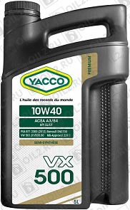 YACCO VX 500 10W-40 5 . 
