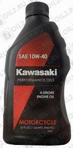 ������ KAWASAKI Performance Oils 4-Stroke Engine Oil Motocycle 10W-40 0,946 .