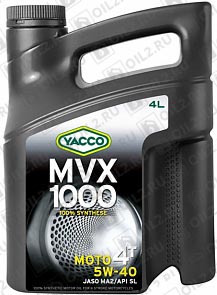 YACCO MVX 1000 4T 5W-40 4 . 