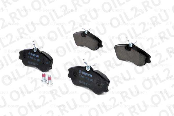 набор тормозных колодок; фронт (Bosch 0986424583). Фотогаллерея. набор тормозных колодок; фронт (Bosch 0986424583). Фотогаллерея.