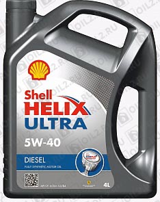 SHELL Helix Ultra Diesel 5W-40 4 . 
