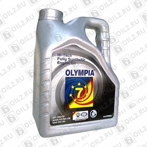 OLYMPIA Hi-Tech Fully Synthetic Engine Oil SAE 0W-30 4 . 
