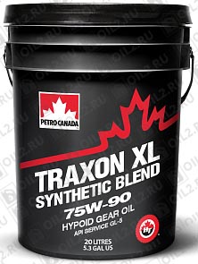   PETRO-CANADA Traxon XL Synthetic Blend 75W-90 20 . 