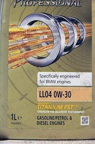 CASTROL Edge Professional BMW LL04 0W-30 1 .. .