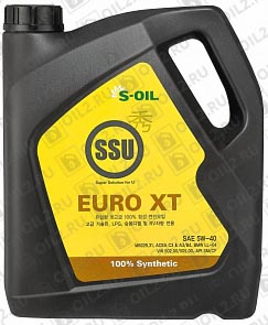 S-OIL SSU Euro XT 5W-40 4 . 