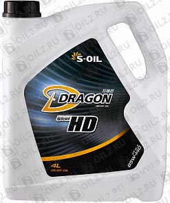 ������   S-OIL Dragon HD 85W-140 GL-5 4 .