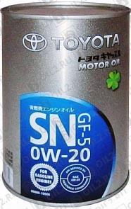 TOYOTA Motor Oil SAE 0W-20 SN/GF-5 1 . 