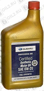 SUBARU Motor Oil 0W-20 Synthetic US 0,946 .. .
