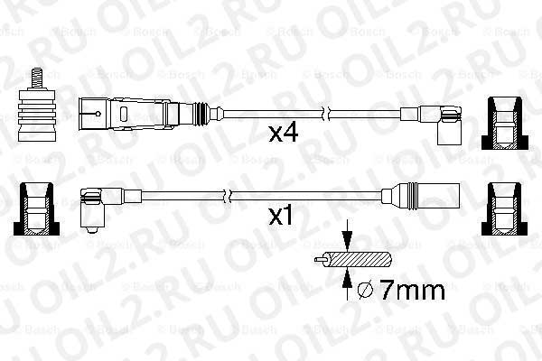жгут проводов зажигания (Bosch 0986356355). Фотогаллерея. жгут проводов зажигания (Bosch 0986356355). Фотогаллерея.