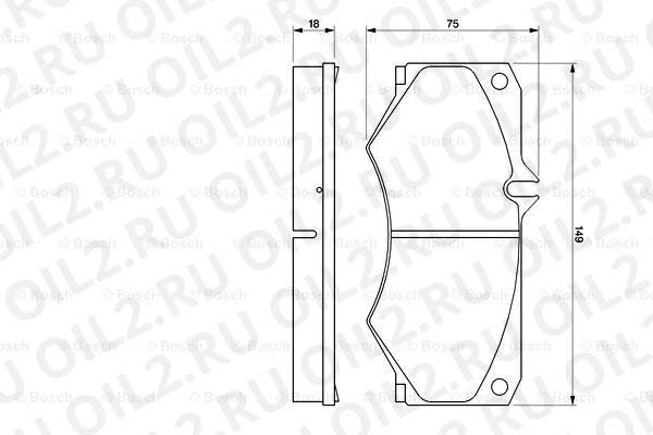 набор тормозных колодок; фронт (Bosch 0986467841). Фотогаллерея. набор тормозных колодок; фронт (Bosch 0986467841). Фотогаллерея.