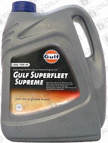 ������ GULF Superfleet Supreme 15W-40 5 .