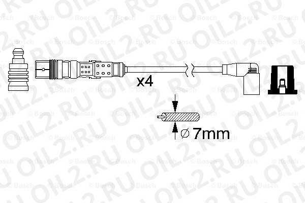 жгут проводов зажигания (Bosch 0986356312). Фотогаллерея. жгут проводов зажигания (Bosch 0986356312). Фотогаллерея.