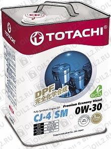 TOTACHI  Premium Economy Diesel Fully Synthetic CJ-4/SM 0W-30 6 . 