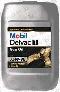    MOBIL Delvac 1 Gear Oil LS 75W-90 20 .