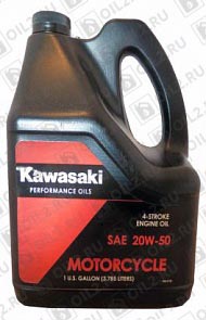 ������ KAWASAKI Performance Oils 4-Stroke Engine Oil Motocycle 20W-50 3,785 .