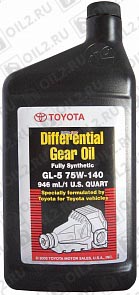 ������   TOYOTA Differential Gear Oil Full Synthetic GL-5 75W-140 0,946 .