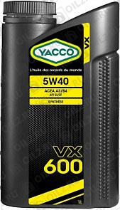 YACCO VX 600 5W-40 1 . 