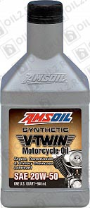 ������ AMSOIL V-Twin Synthetic Motorcycle Oil 20W-50 0,946 .