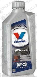 VALVOLINE SynPower FE 0W-20 1 . 