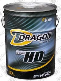 ������   S-OIL Dragon HD 85W-140 GL-5 20 .