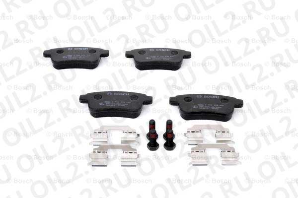 набор тормозных колодок; задний (Bosch 0986495418). Фотогаллерея. набор тормозных колодок; задний (Bosch 0986495418). Фотогаллерея.