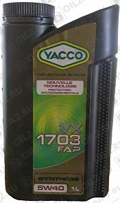 ������ YACCO VX 1703 FAP 5W-40 1 .