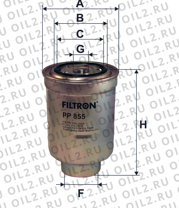 ���������� ������ ������ FILTRON PP 855