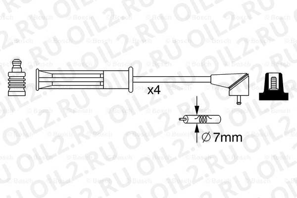 жгут проводов зажигания (Bosch 0986357256). Фотогаллерея. жгут проводов зажигания (Bosch 0986357256). Фотогаллерея.