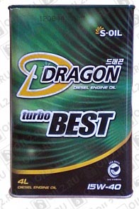 S-OIL Dragon Turbo Best 15W-40 4 . 