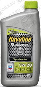 ������ CHEVRON Havoline Synthetic Blend 0W-20 0,946 .