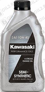 ������ KAWASAKI Performance Oils 4-Stroke Engine Oil Semi Synthetic SAE 10W-40 0,946 .