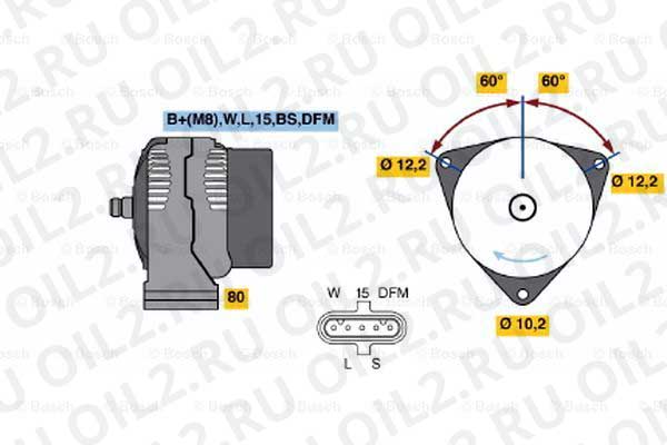  (Bosch 0124655009). .