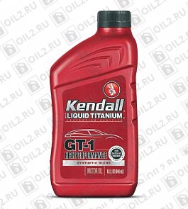 KENDALL GT-1 High Performance Motor Oil with Liquid Titanium 10W-40 0,946 . 