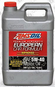 AMSOIL European Car Formula Mid-SAPS Synthetic Motor Oil 5W-40 3,785 . 