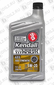������ KENDALL GT-1 Full Synthetic Motor Oil With Liquid Titanium 5W-20 0,946 .