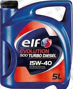 ELF Evolution 500 Turbo Diesel 15W-40 5 . 