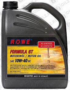 ROWE Hightec Formula GT HC 10W-40 5 . 
