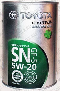 TOYOTA Motor Oil SAE 5W-20 SN/GF-5 1 . 