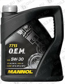 ������ MANNOL 7713 O.E.M. for Hyundai Kia 5W-30 4 .