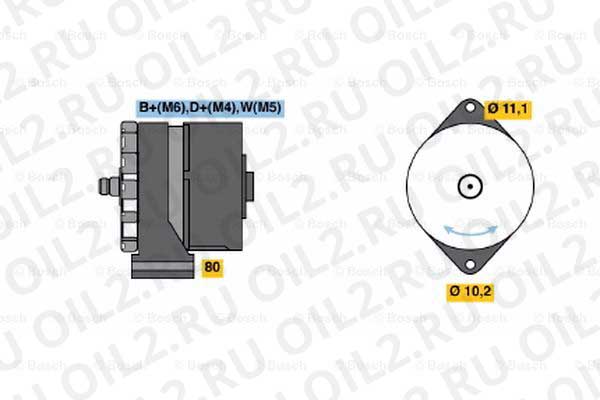 генератор (Bosch 0120488270). Фотогаллерея. генератор (Bosch 0120488270). Фотогаллерея.