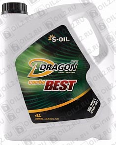 S-OIL Dragon Combo Best 10W-40 CI-4/SL 4 . 
