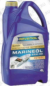 RAVENOL Marineoil Petrol 25W-40 synthetic 4 .