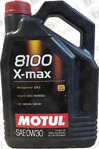 ������ MOTUL 8100 X-max 0W-30 4 .